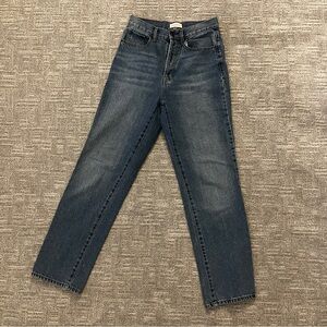 Pacific Sunwear Dark Blue Straight Leg Dad Jeans Pacsun